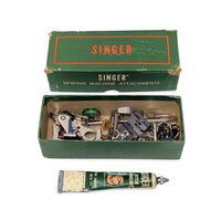 1949 Singer 221 Featherweight Sewing Machine Complete Kit - Tested