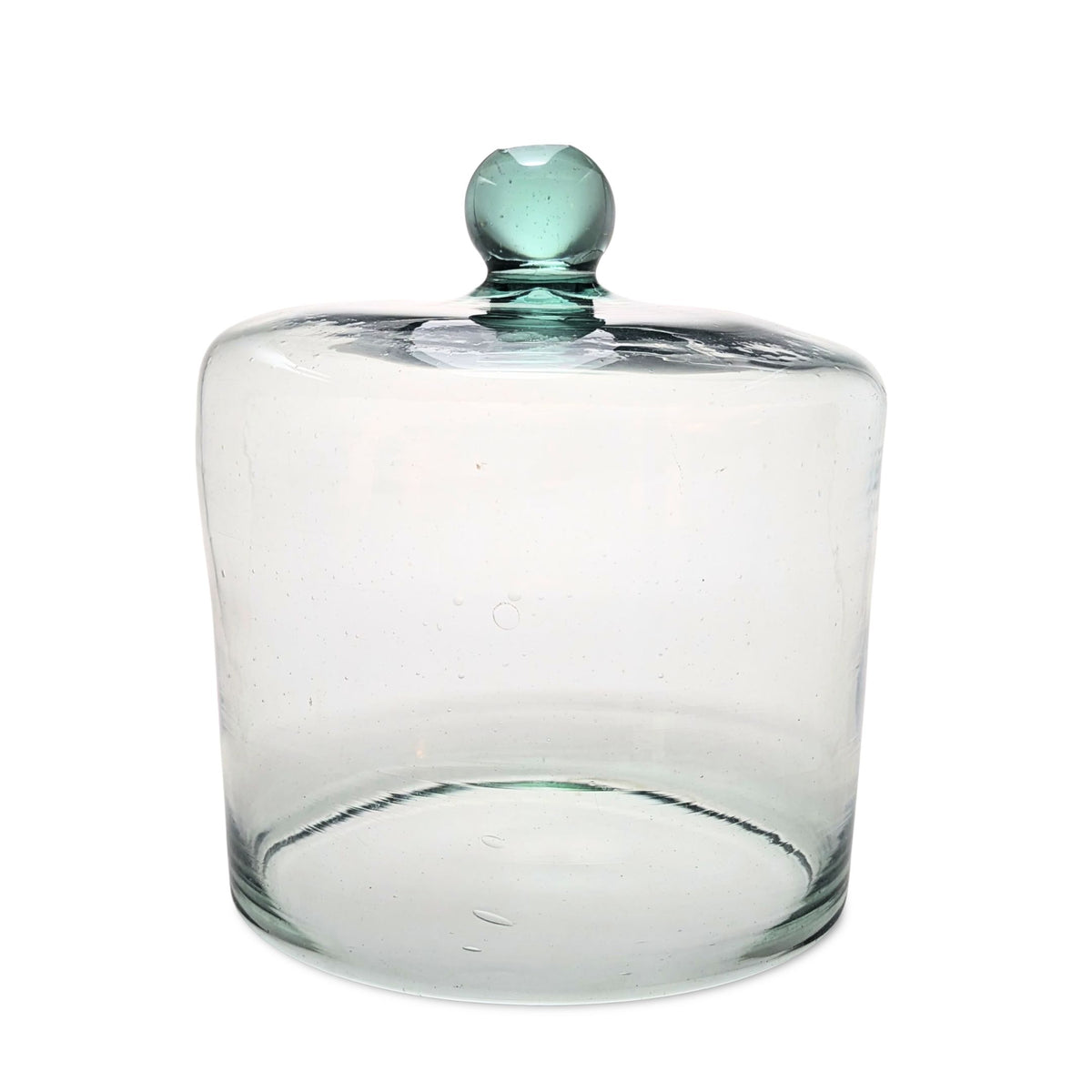 Antique French Blown Glass Garden Cloche / Pastry Dome - 11.5" x 9.5"