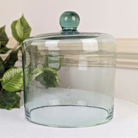 Antique French Blown Glass Garden Cloche / Pastry Dome - 11.5" x 9.5"