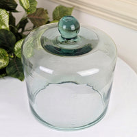 Antique French Blown Glass Garden Cloche / Pastry Dome - 11.5" x 9.5"