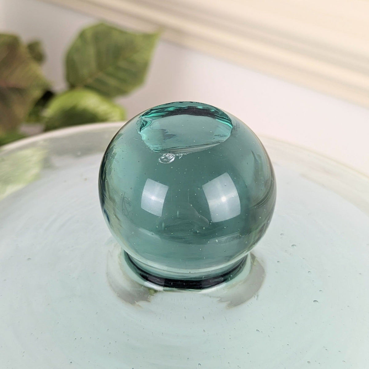 Antique French Blown Glass Garden Cloche / Pastry Dome - 11.5" x 9.5"