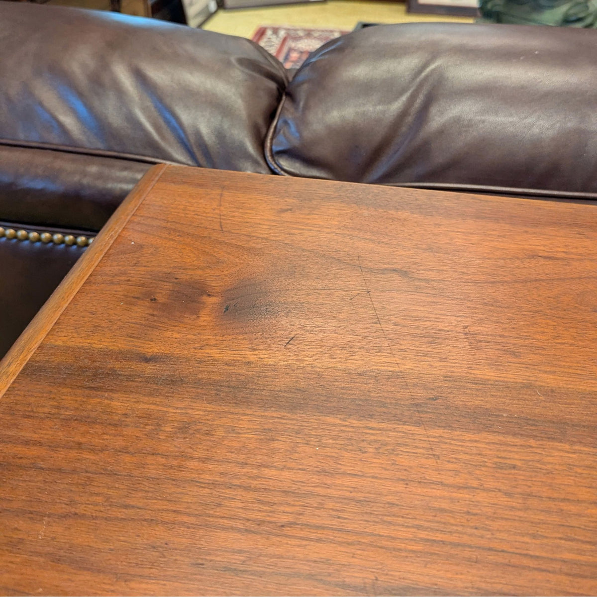 Vintage Solid Walnut 4-Drawer Bachelor's Chest / Dresser - Colonial Revival