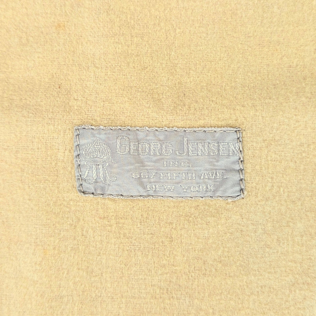 Georg Jensen Silver Holloware Felt Storage Bag (15"x 16")