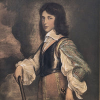 Vintage Print of William II, Prince of Orange-Nassau by Sir Anthony Van Dyck