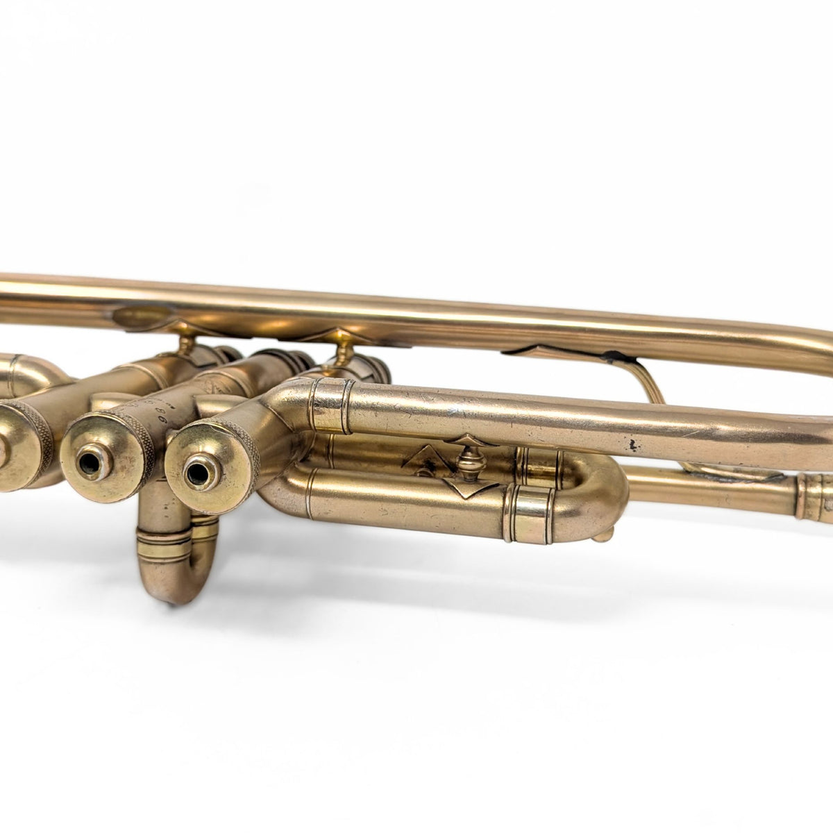 Antique 1924 Buescher True Tone Model 9 Bb LP Trumpet Kit - Hand Engraved w/ Case