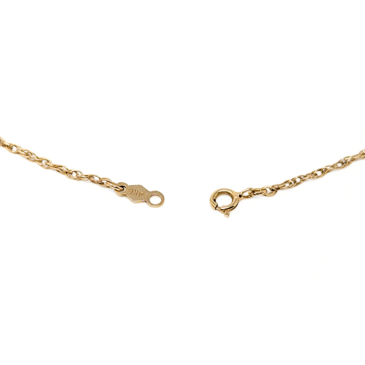 Antique Edwardian 14K/13K Gold, Blue Topaz & Pearl Lavalier Necklace, 17"