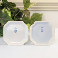 Colonial Williamsburg CW Restoration Delft Candlesticks (Pair), Blue & White