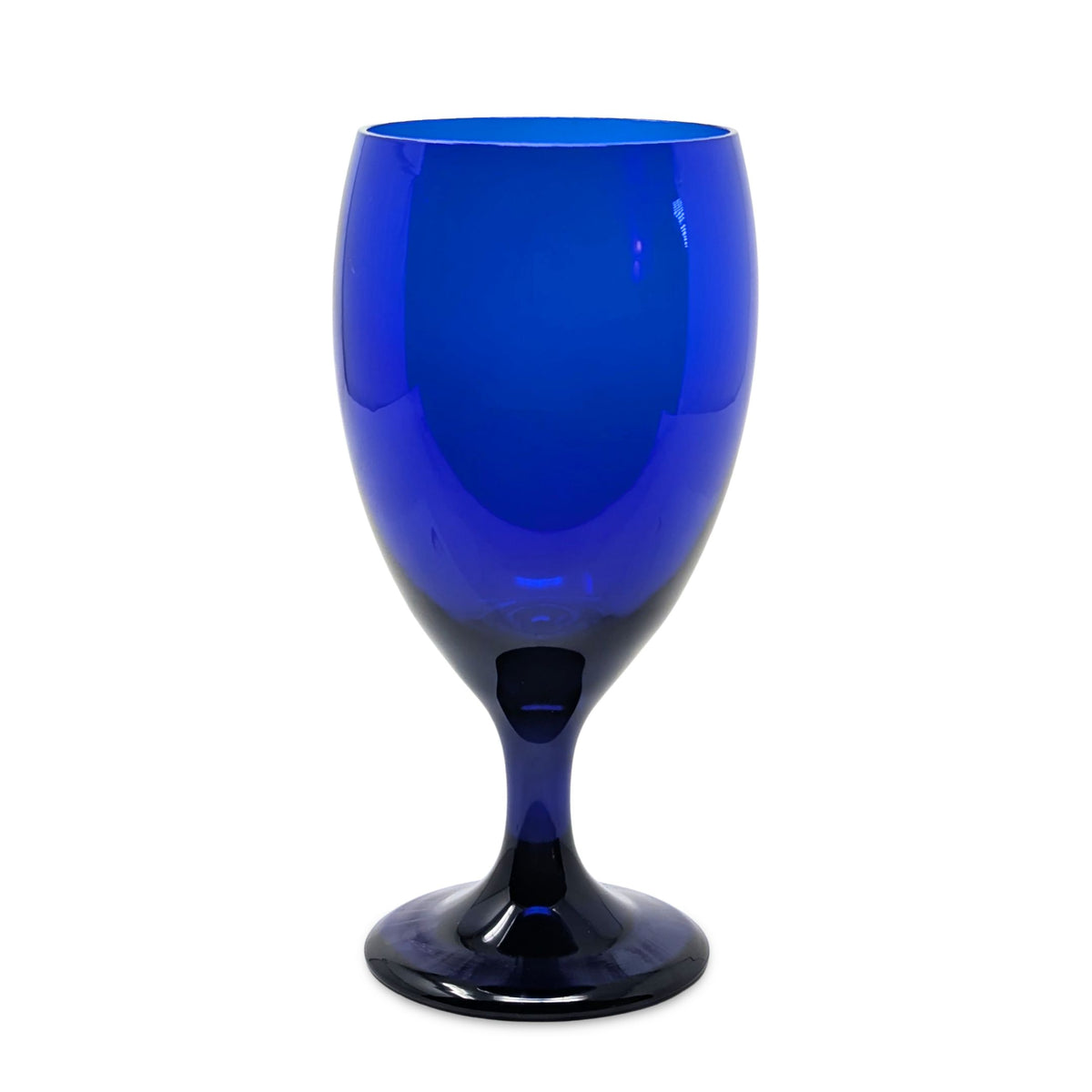 Vintage Libbey "Premiere Cobalt" Blue 16oz Goblets (8), Colonial Williamsburg