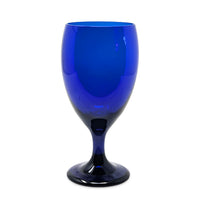 Vintage Libbey "Premiere Cobalt" Blue 16oz Goblets (8), Colonial Williamsburg