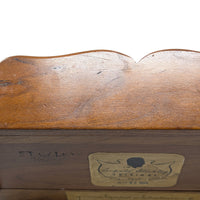 Vintage 1956 Leopold Stickley Cherry Wood Desk Caddy/Organizer, Dated