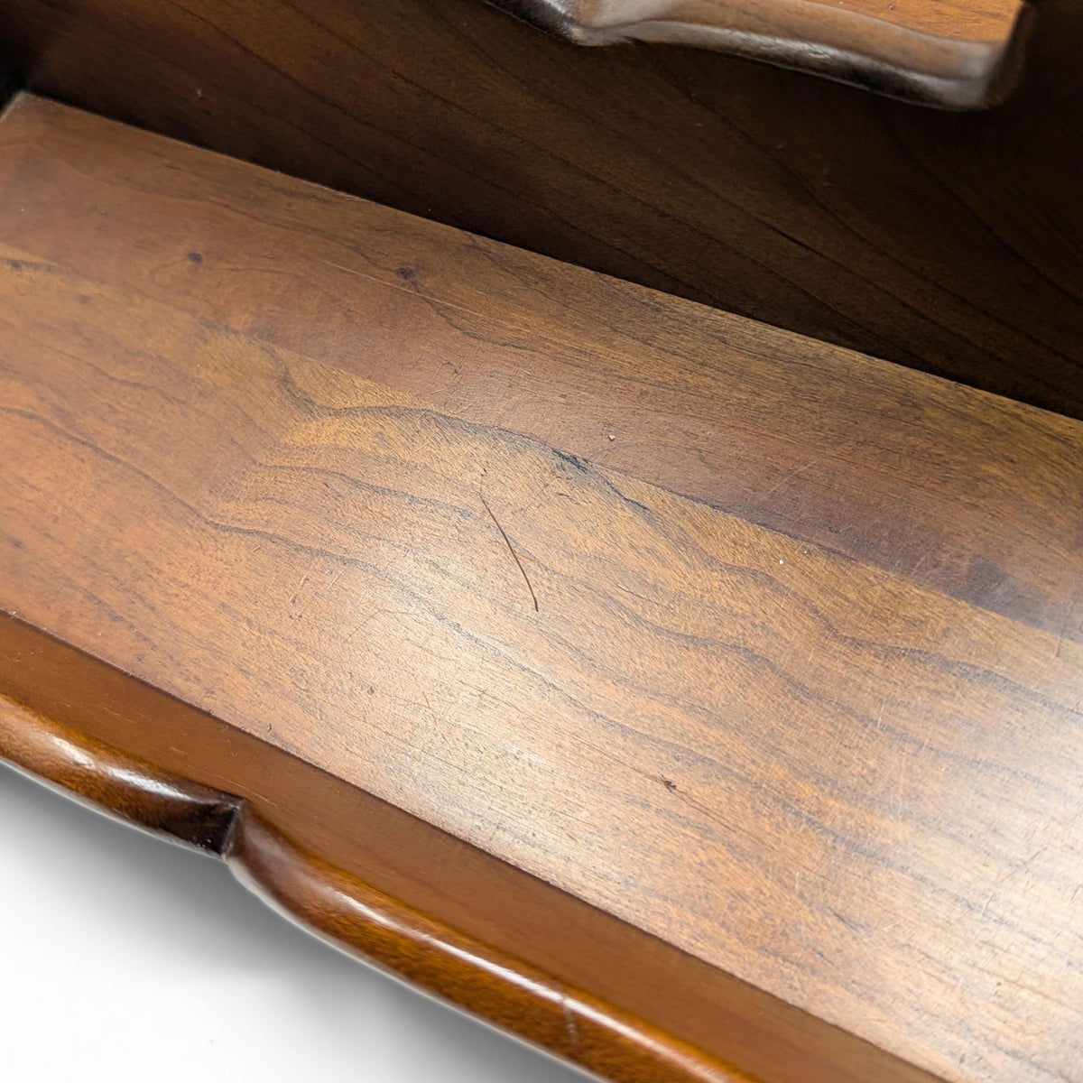 Vintage 1956 Leopold Stickley Cherry Wood Desk Caddy/Organizer, Dated
