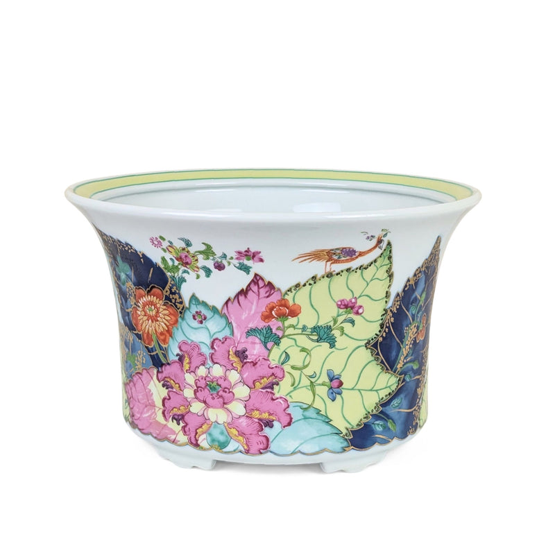 Mottahedeh x MMA Tobacco Leaf Cachepot/Planter, 10.25", Vista Alegre Portugal