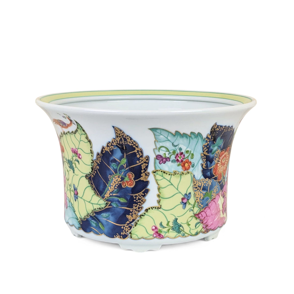 Mottahedeh x MMA Tobacco Leaf Cachepot/Planter, 10.25", Vista Alegre Portugal