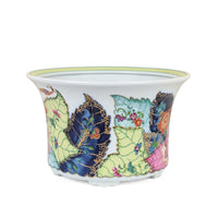 Mottahedeh x MMA Tobacco Leaf Cachepot/Planter, 10.25", Vista Alegre Portugal