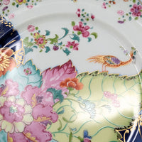 Mottahedeh x MMA Tobacco Leaf 10 7/8" Dinner Plate, Vista Alegre Portugal, 1982