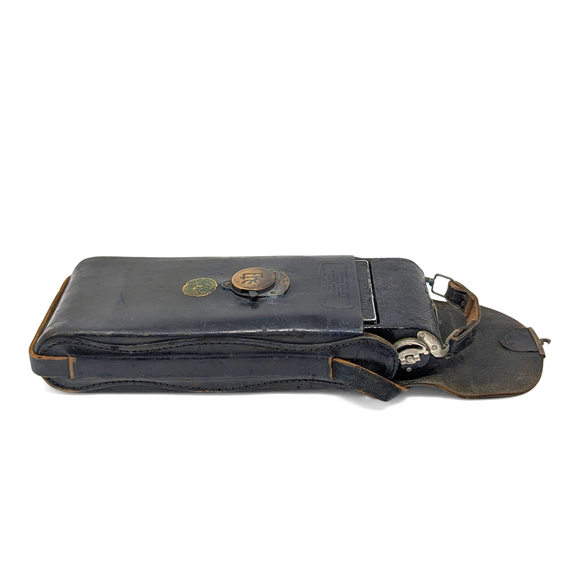 Antique 1915 Goodwin 1A Folding Camera in Kodak Case Whittier College Seal