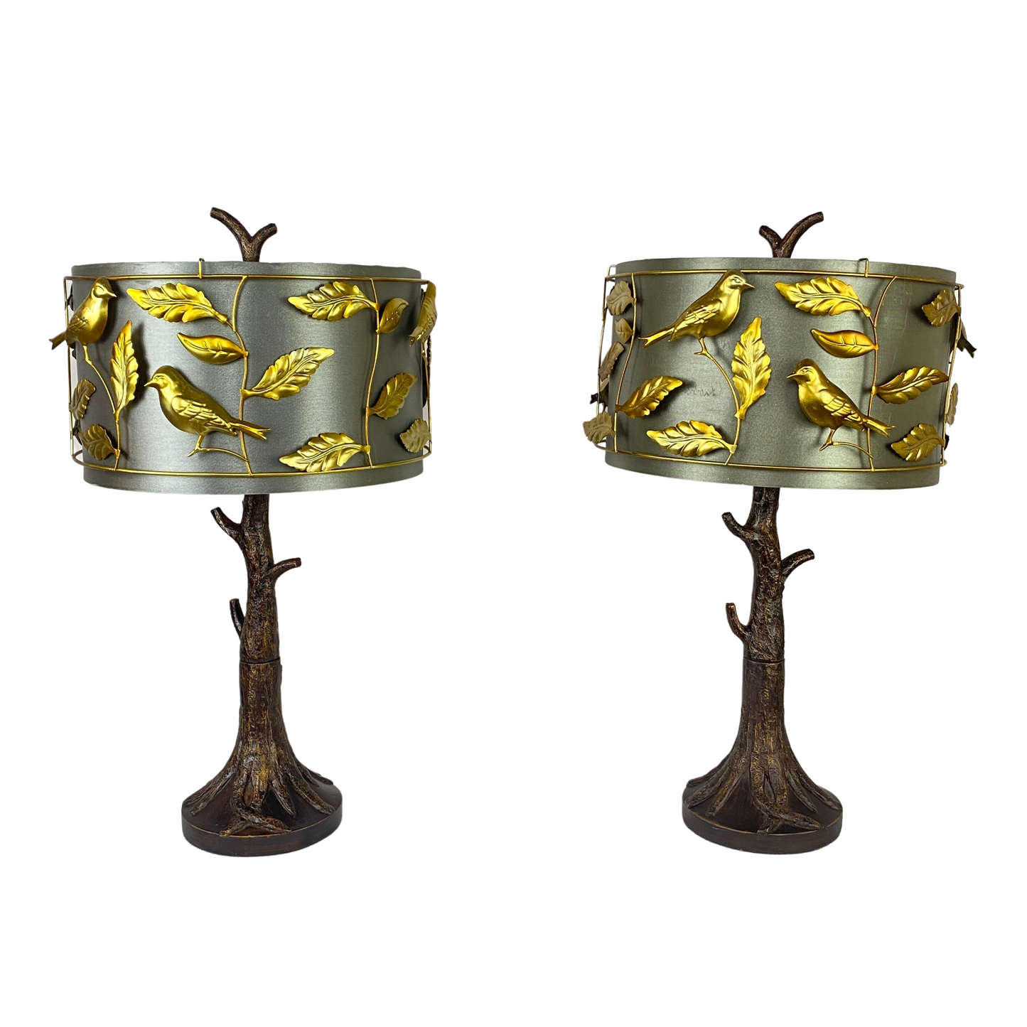Decorator Bird & Tree Lamps (Pair)