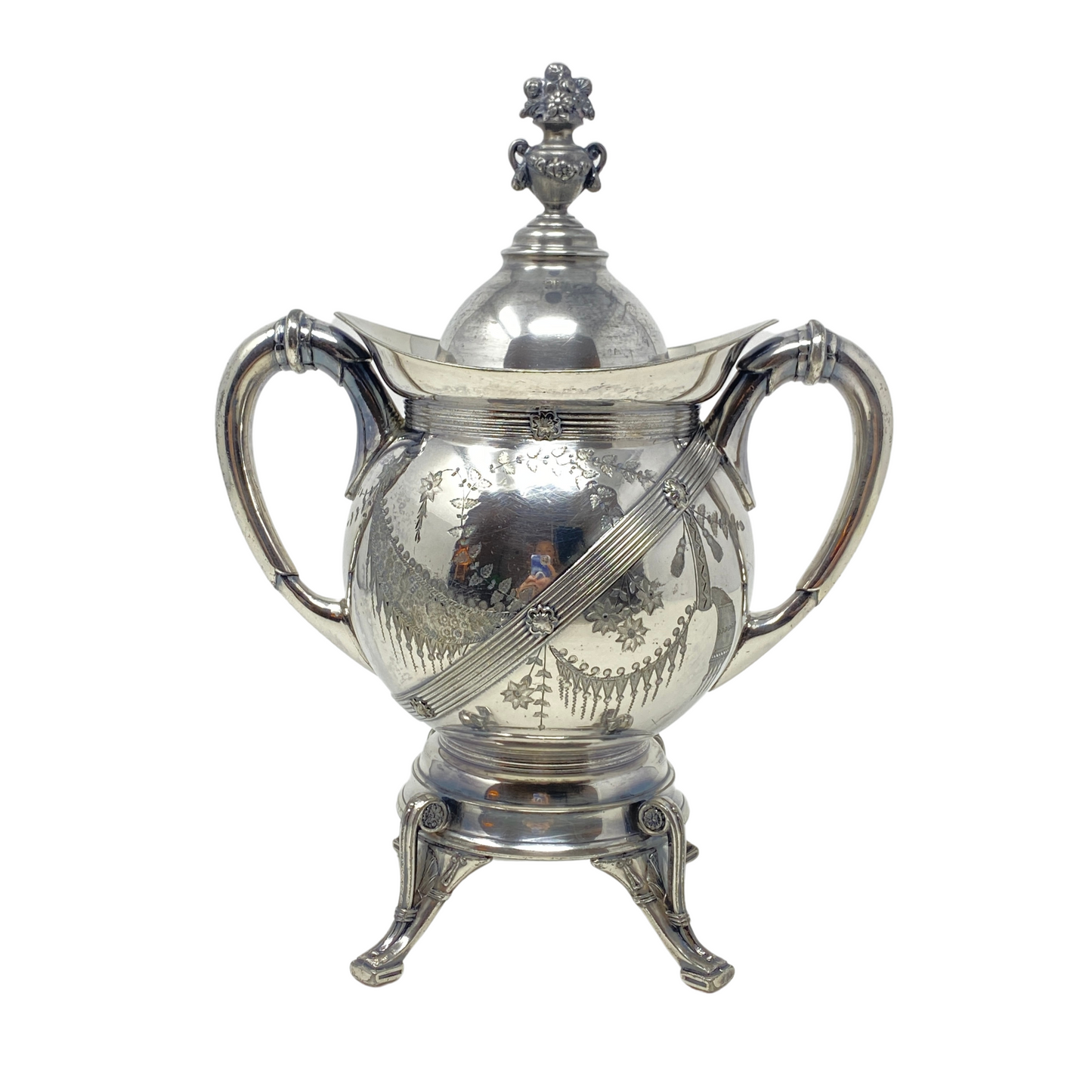 Reed & Barton Victorian Silver Plate 8pc Tea & Coffee Set