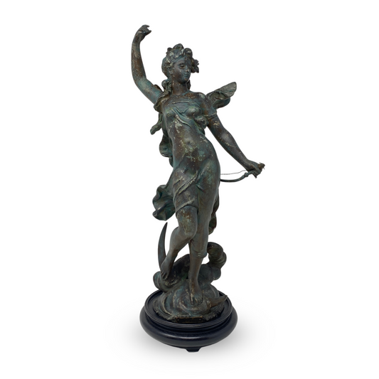"Diana" Goddess of the Hunt Figural Bronze Sculpture