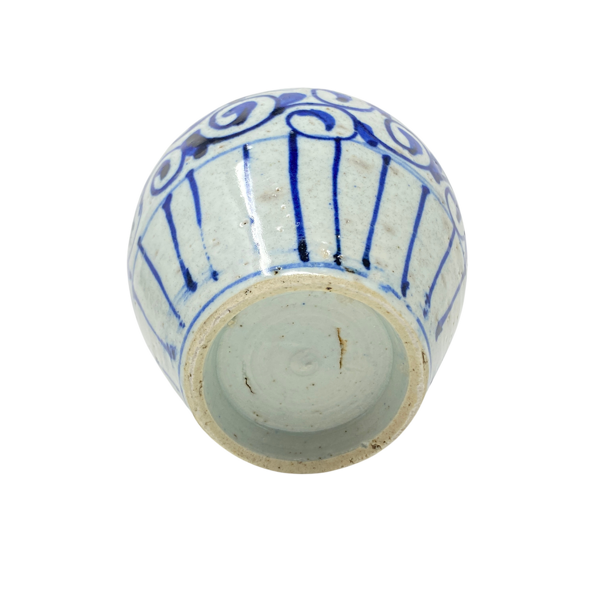 Antique Chinese Blue & White Ginger Jar