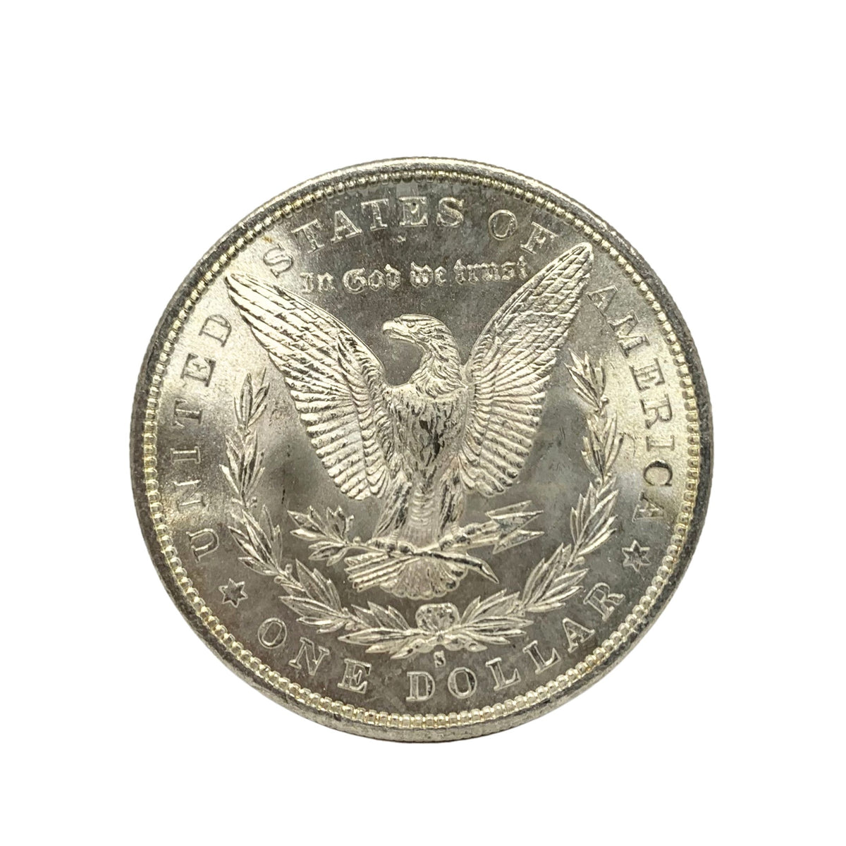 1879-S Morgan Silver Dollar BU 3rd Reverse