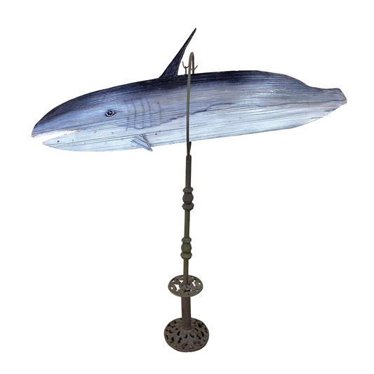 Arthur Wolz Fish Sculpture on Stand
