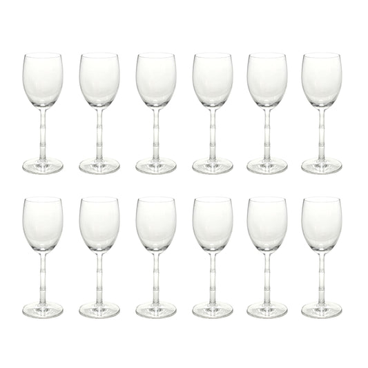 Schott-Zwiesel "Bamboo" Crystal Wine Glasses (12)