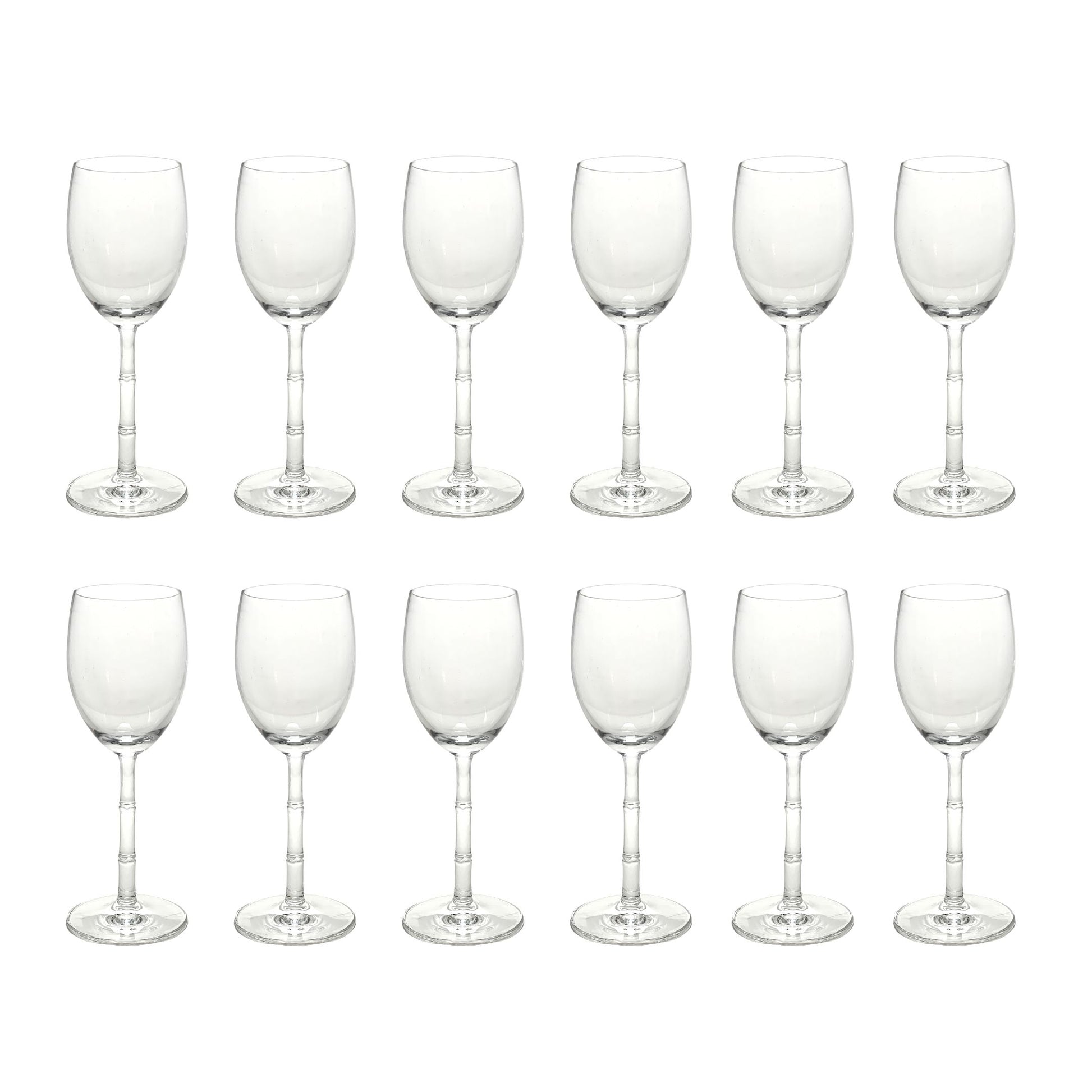 5 Vintage Acid Etched Crystal Water Goblet Wine Glasses, Fostoria