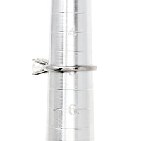 Leo Schachter 1.0ct 14K/Platinum Natural Diamond Solitaire Ring - Size 5