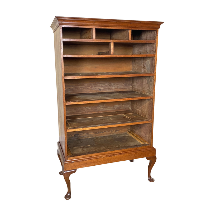 18th C. Walnut Tall Chest on Stand