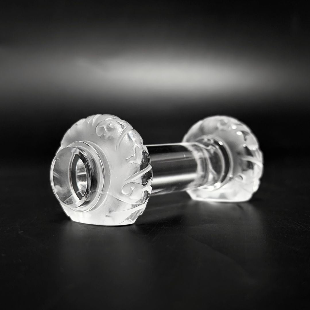 Lalique France "Saint Hubert" Crystal Knife Rest