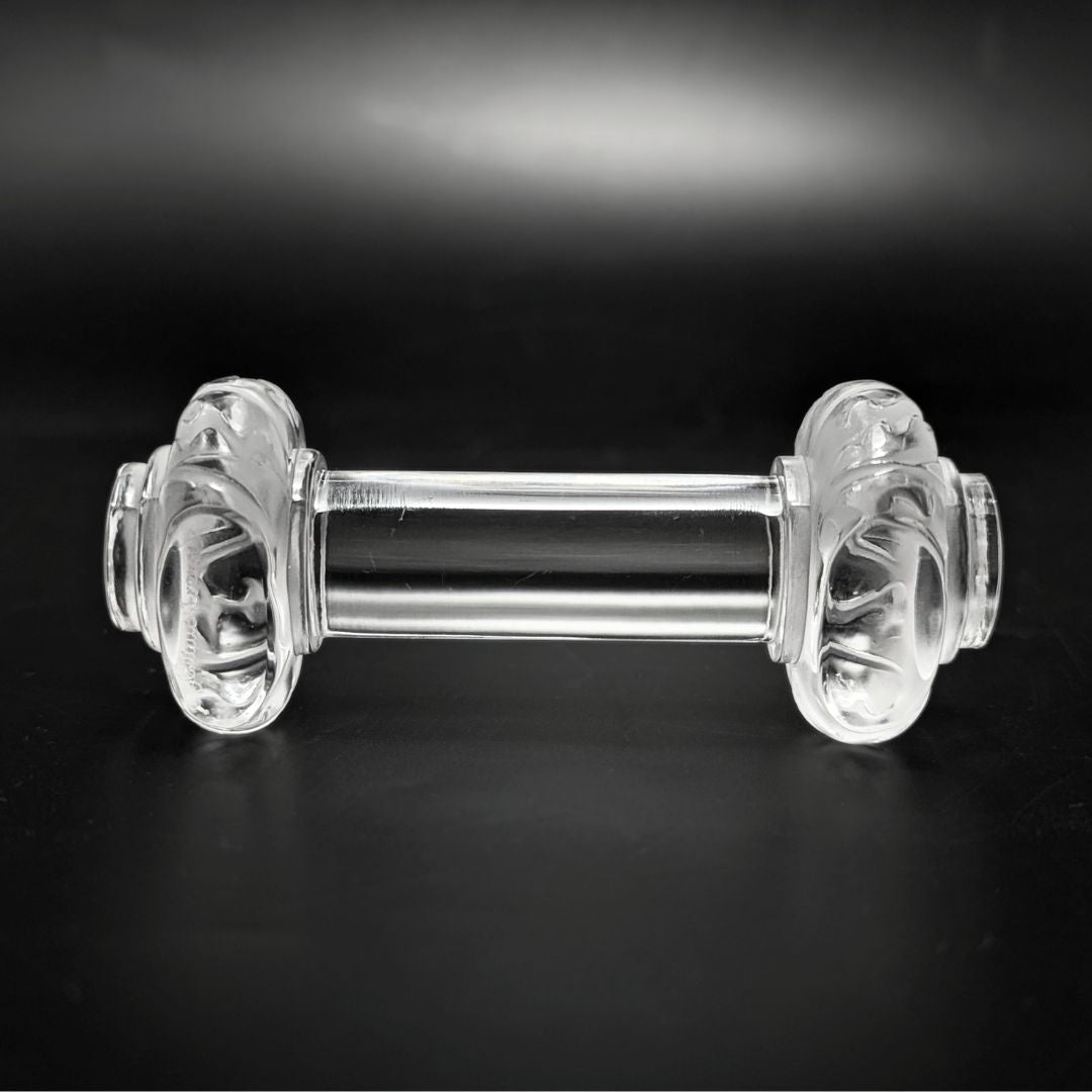 Lalique France "Saint Hubert" Crystal Knife Rest