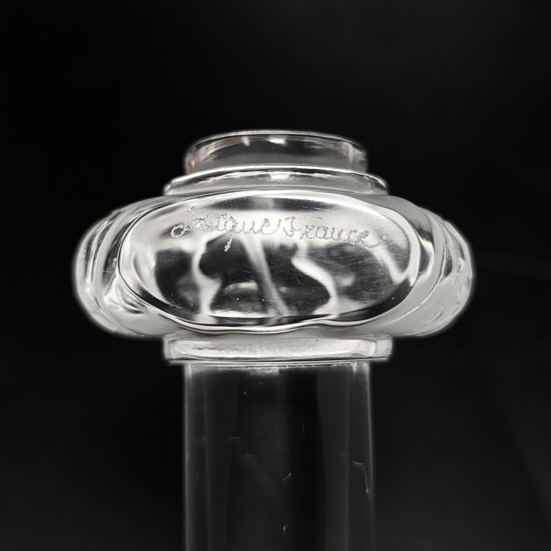 Lalique France "Saint Hubert" Crystal Knife Rest