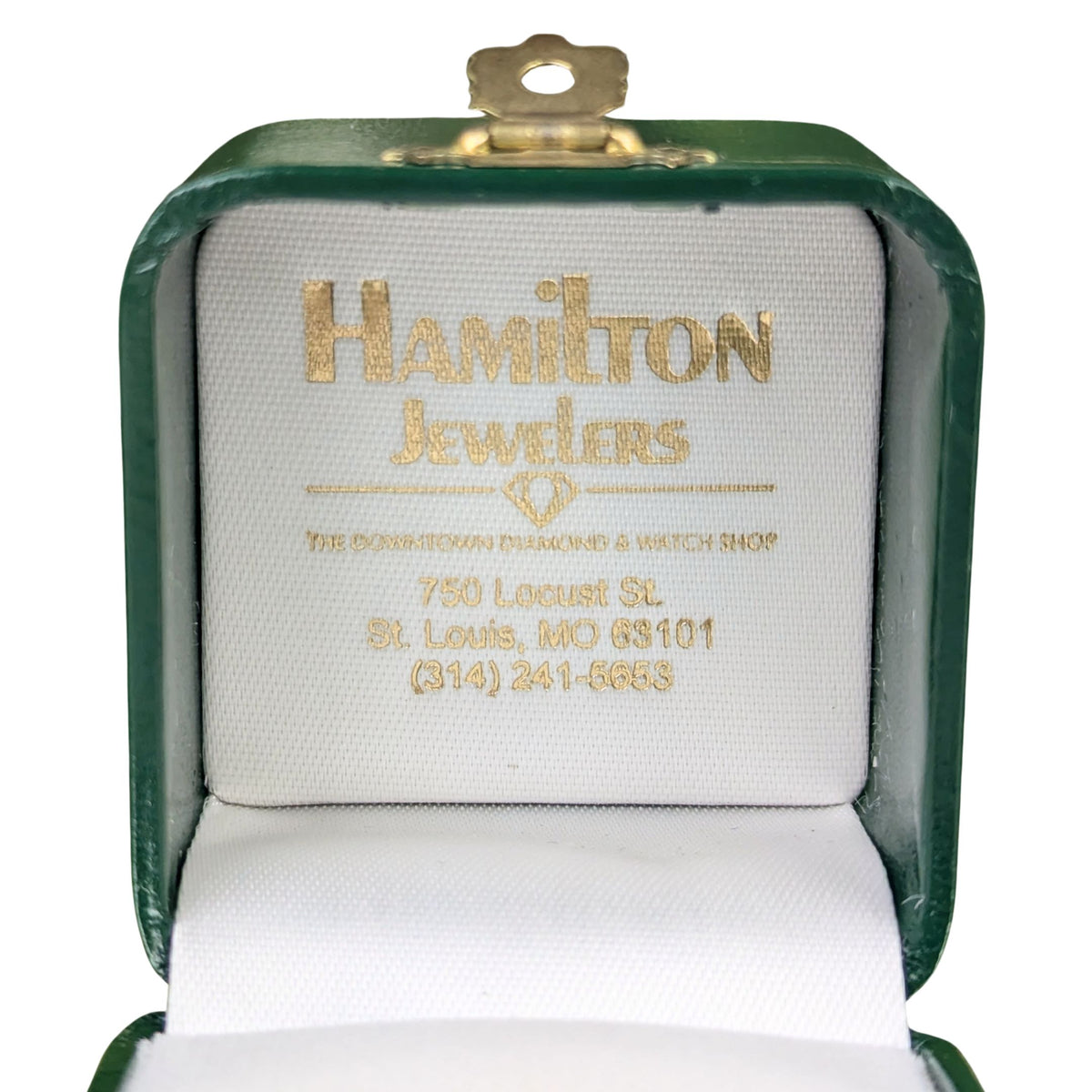 Vintage Hamilton Jewelers St. Louis 10K Gold Smoky Quartz Cocktail Ring - Sz 5.5