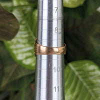 Vintage Italian 18K Two-Tone Gold & Ruby Men's Statement Ring, 11.7g - Size 9