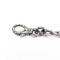 John Hardy Heritage Kali Pebble Sterling Silver 16" Station Necklace - 52g