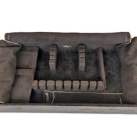 Vintage Gorham Faux Alligator Anti-Tarnish Flatware Chest w/ Tray & Sleeve