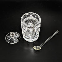 Waterford Crystal Lidded Honey Jar w/ Spoon