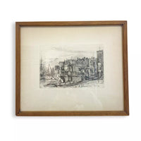 "Thames Police" by James McNeill Whistler Reproduction Etching