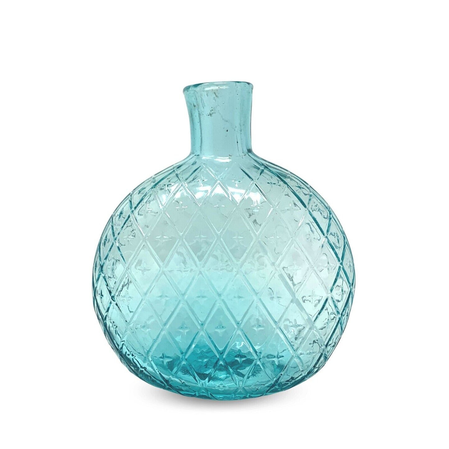 Antique Aqua Glass Poison Bottle