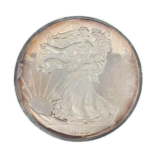 1989 Washington Mint Giant Half Pound 8ozt Proof Silver Eagle