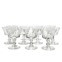 Fostoria "Dolly Madison" Low Sherbet Glasses (11)