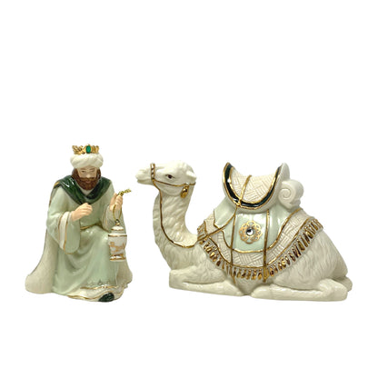 Hawthorne Village Irish Nativity Loyal Camel & King Melchior (2pcs)