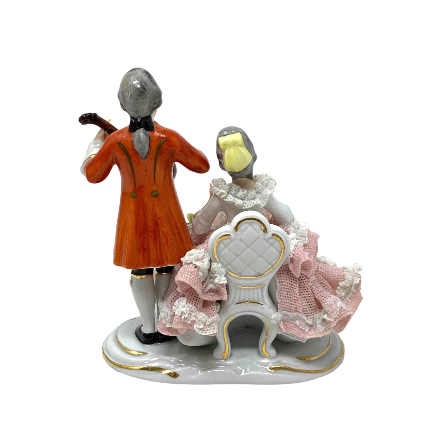 Dresden Lace Sandizell Romantic Couple Figurine