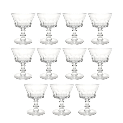 Fostoria "Dolly Madison" Low Sherbet Glasses (11)