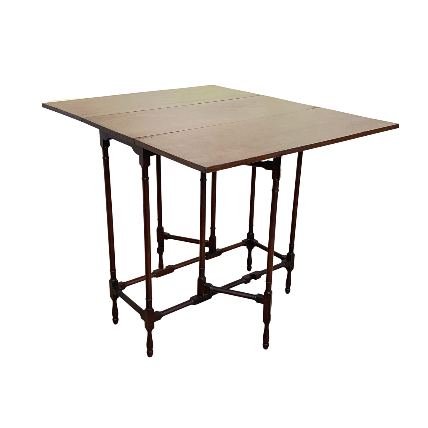 George V Period Solid Walnut Spider Table