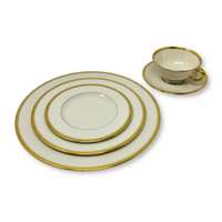 Lenox Presidential Tuxedo Gold 37pc Fine China Set