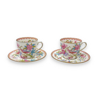 Royal Doulton "Ito E2929" Demitasse Cups & Saucers (Pair)