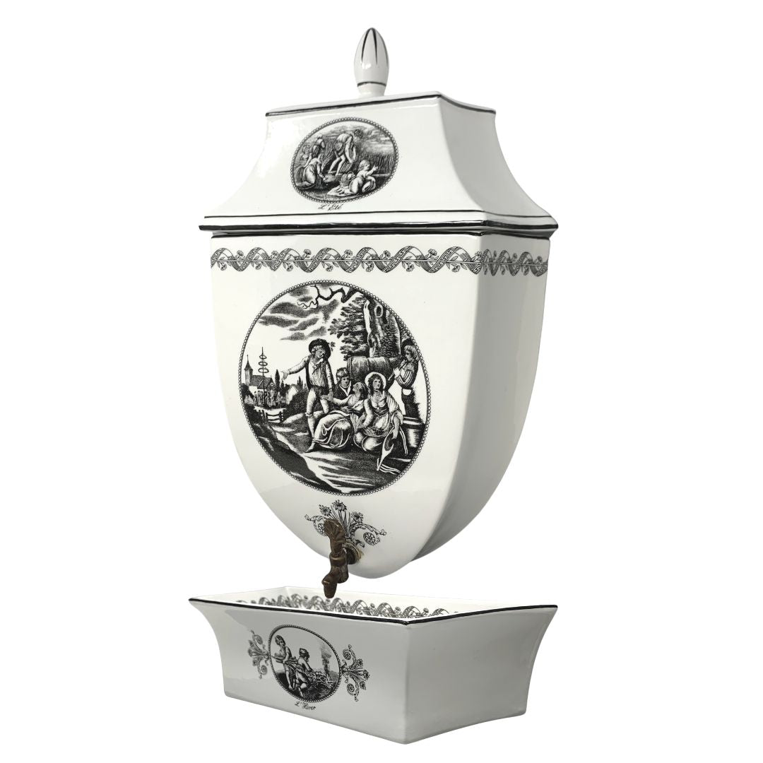 Mottahedeh Musée des Arts Décoratifs "L'Hiver" 3pc Lavabo