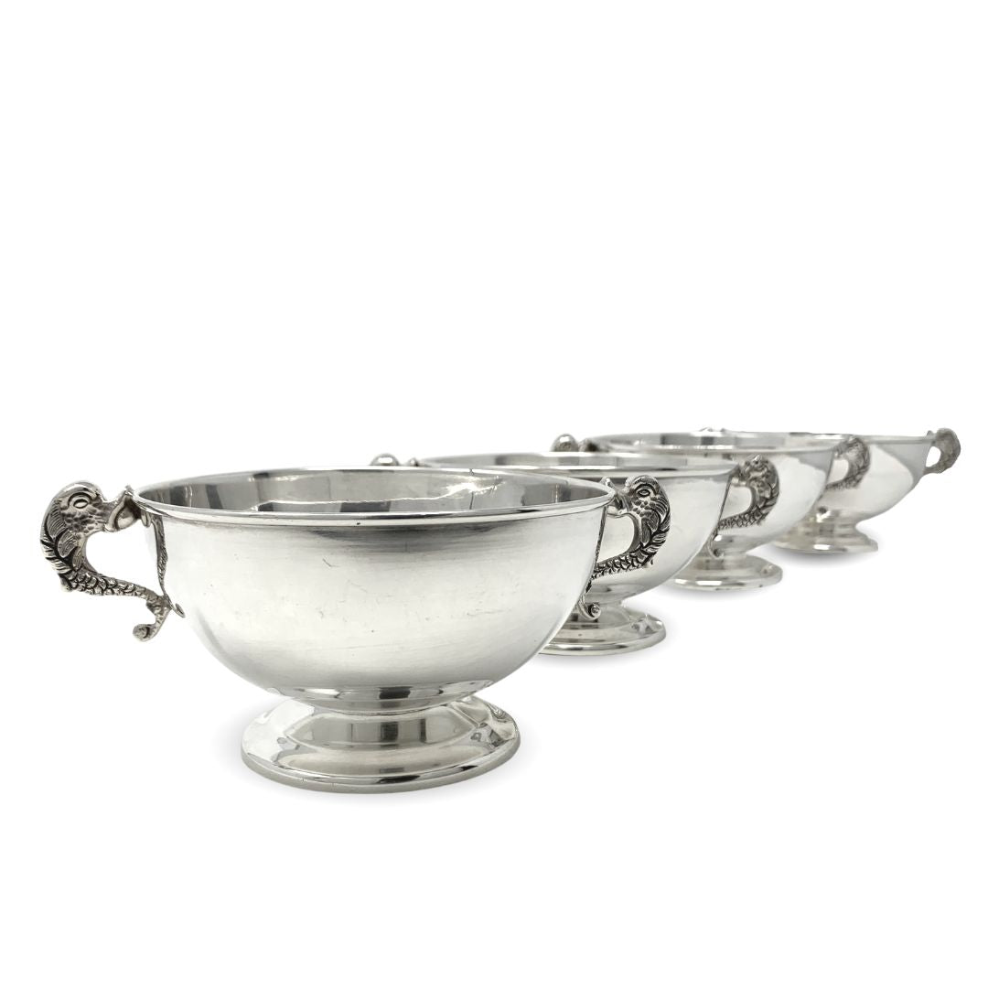 Casa Weil Sterling Dolphin Wedding Bowls (4)